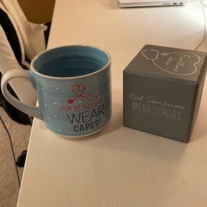 Mug and desk decor for healthcare workers